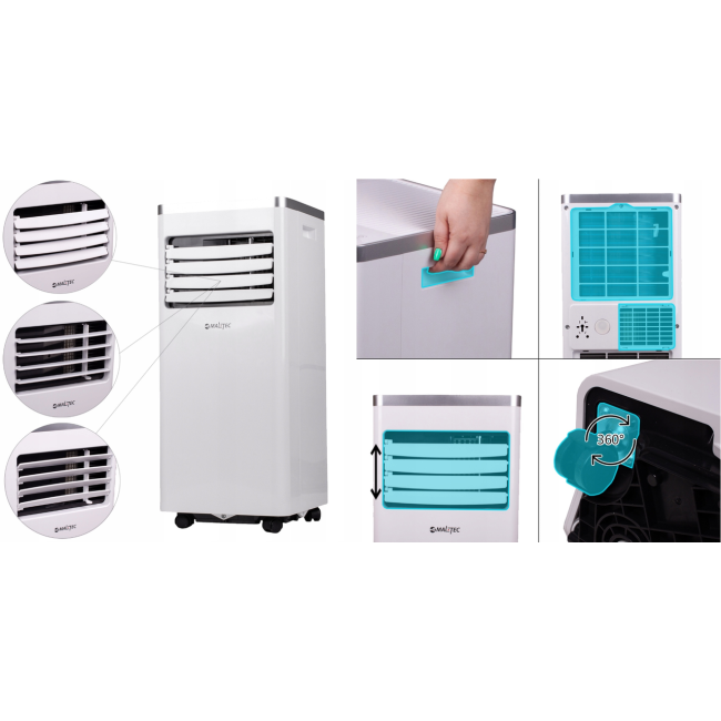 Мобільний кондиціонер MalTec 2600Вт (Польща)