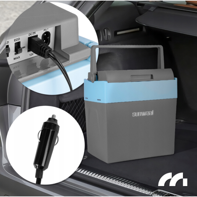 Автохолодильник MalTec 30л 12В/230В сірий (Польща)