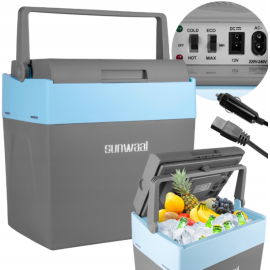 Автохолодильник MalTec 25л 12В/230В серый (Польша)