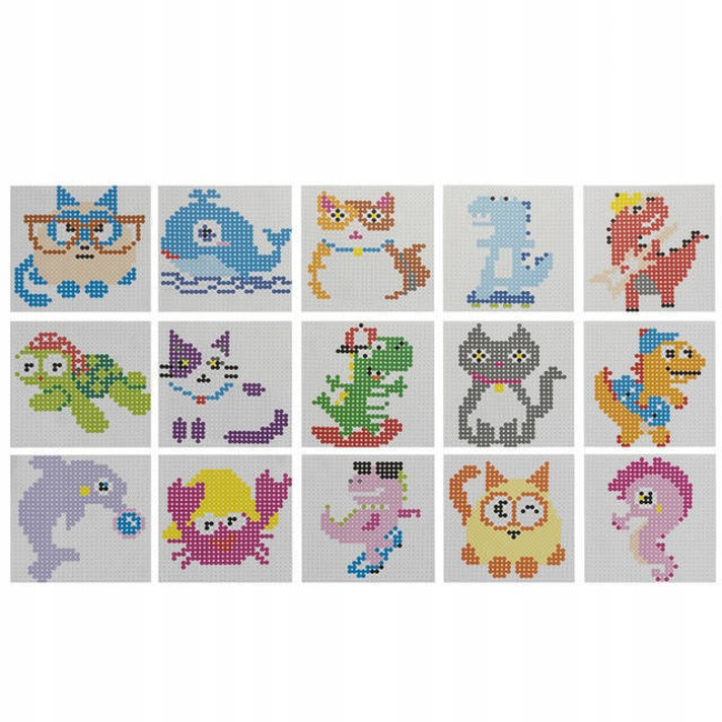 Набір Гладильних бусинок 6500 шт з ковриком Kruzzel (21207) Термомозаїка