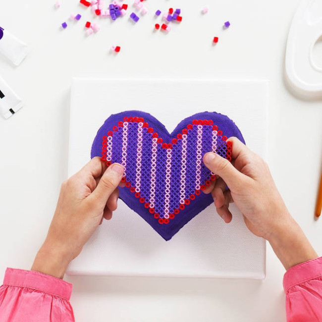 Набір Гладильних бусинок 6500 шт з ковриком Kruzzel (21207) Термомозаїка