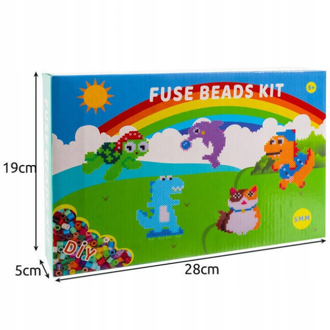 Набір Гладильних бусинок 6500 шт з ковриком Kruzzel (21207) Термомозаїка