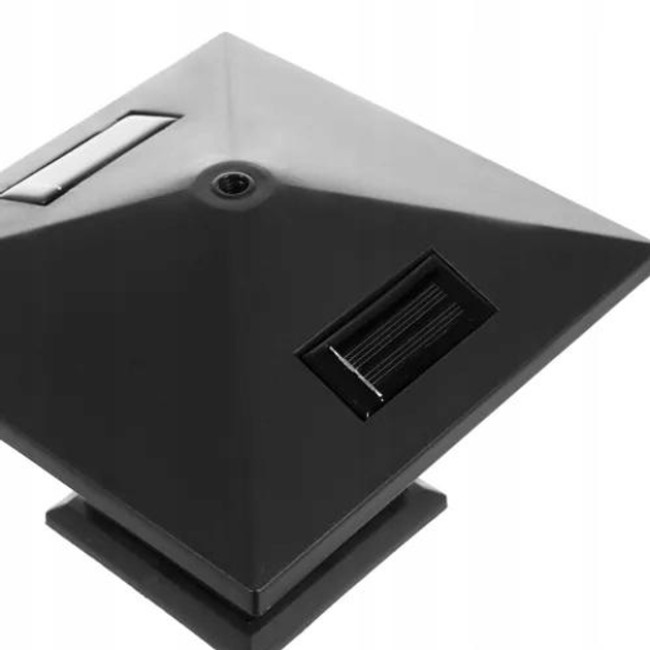 Солнечный садовий світильник - ліхтар Gardlov на солнечній батареї чорний 57-155 см