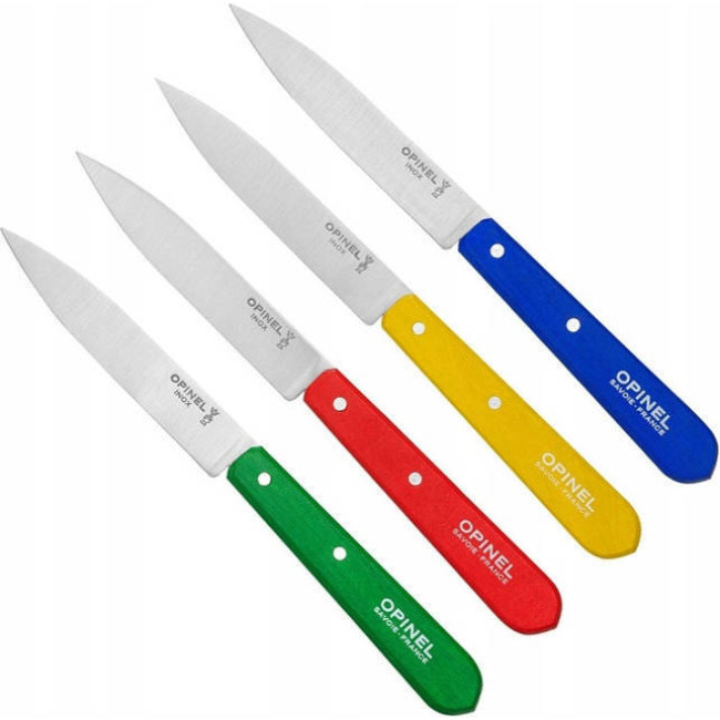 Кухонный Набор ножей 4 предмета Opinel (Опинель) No.112 "Paring Knives Set" (001233) Нержа