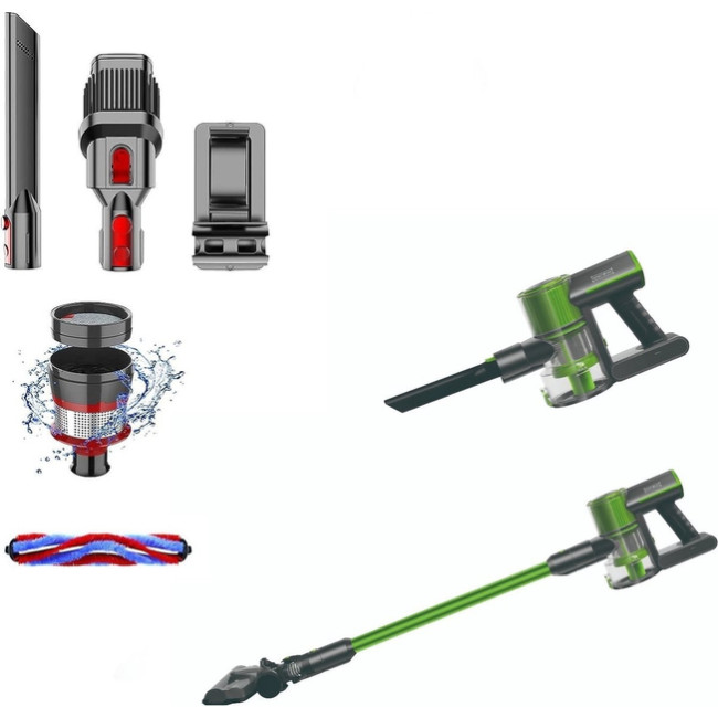 Аккумуляторный пылесос Royalty Line CVC-9316 СЛОВАКИЯ (SOLIN) Green беспроводной вертикальный с турб