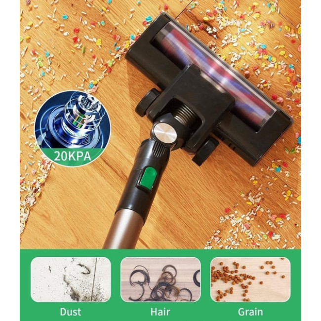 Аккумуляторный пылесос Royalty Line CVC-9316 СЛОВАКИЯ (SOLIN) Green беспроводной вертикальный с турб