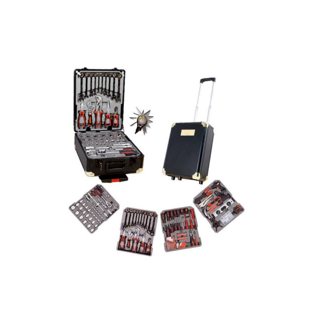 Хороший набір інструментів в чемодані Schwartzmann (409 елементів) Автомобільні набори інструментів