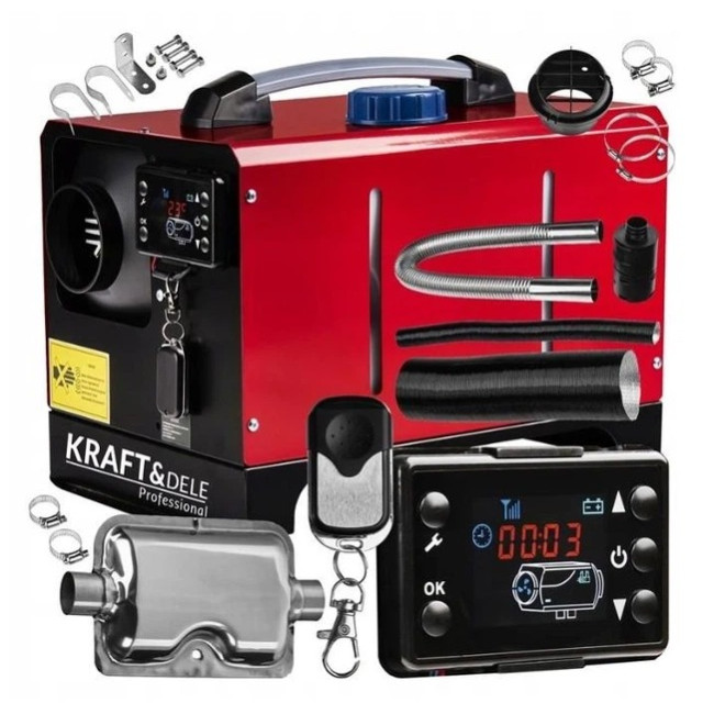 Автономний дизельний обігрівач 8кВт Kraft&Dele KD11780 (Польща)