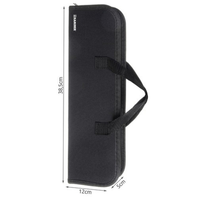 Набір приналежностей для гриля і барбекю Kaminer 9 предметів + чохол (13001)