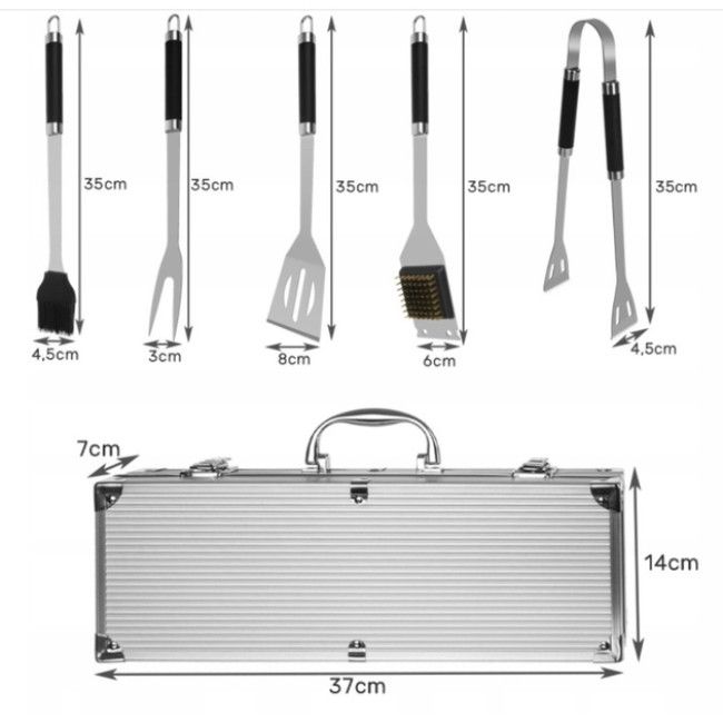 Набор для гриля кухонних інструментів Kaminer 18307