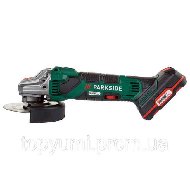 Акумуляторная кутова шліфувальна машина PARKSIDE 20V, PWSA 20-Li C4 з Німеччини