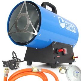 Газова теплова пушка обігрівач RIPPER 20 кВт M80925R + редуктор + шланг