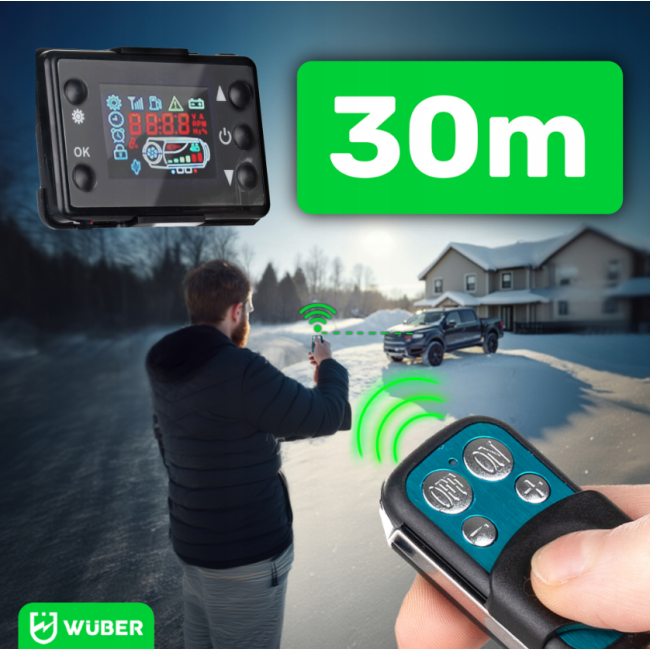 Автономний дизельний обігрівач 5кВт Wuber (Польща)