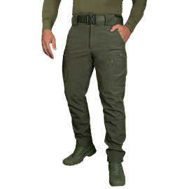 Штани з флісом Camotec Softshell Vent Оліва
