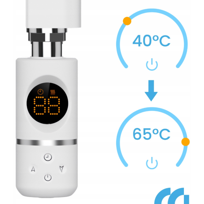 Полотенцесушитель электрический с термостатом Maltec 300Вт (Польша)