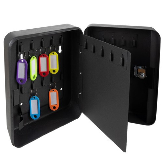 Сейф ящик для ключей - 30 штук металевий чорний ящик Malatec 22631 Польща