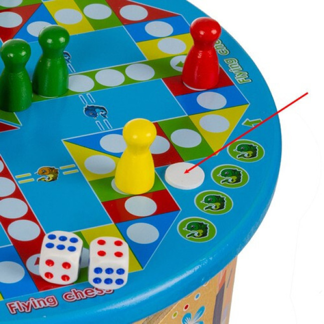 Розвиваючий дерев'яний куб Kruzzel 24670