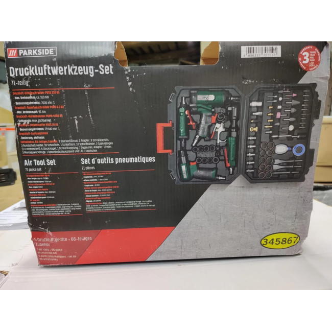 Набор пневмоинструмента Parkside 71шт (PIECE SET)