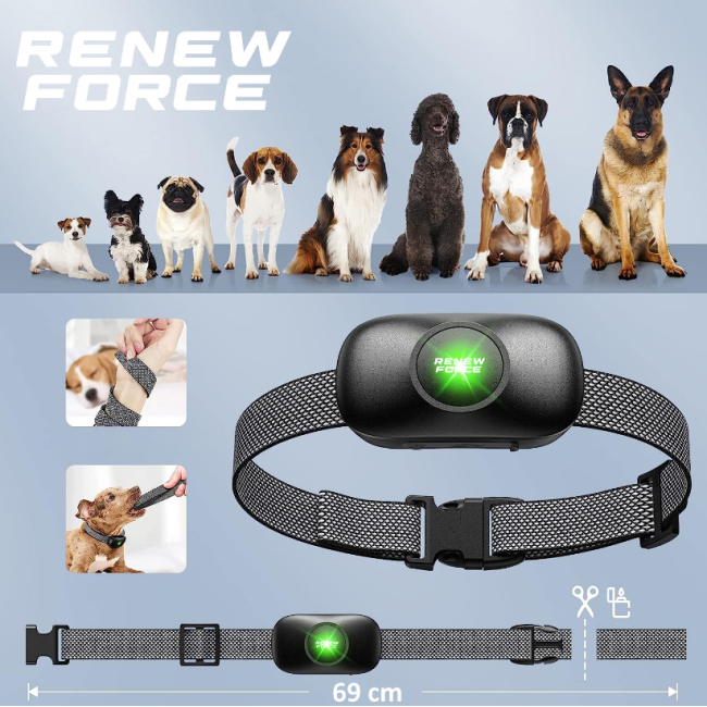 Електроошийник для тренування собак RENEW FORCE 1000м + пульт дистанційного керування (Польща)