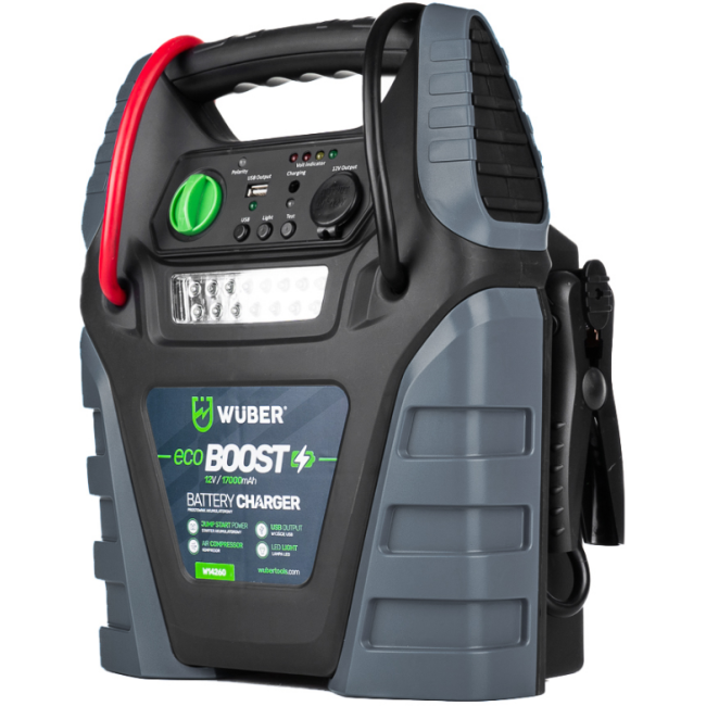 Пусковий пристрій (Бустер) з компресором 5в1 17Ач Wuber (Польща)