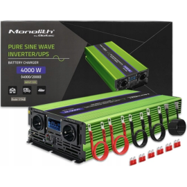 Інвертор 12 230 с чистою синусоїдою 2000Вт/4000Вт Qoltec (Польща)