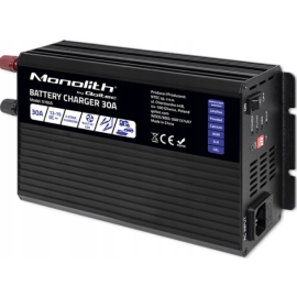 Зарядний пристрій для акумуляторів LiFePO4 AGM GEL SLA 30A 12V Qoltec (Польща)
