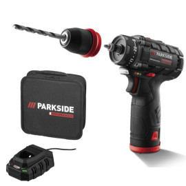 Акумуляторний безщітковий шуруповерт – дрель зі знімним патроном Parkside PBSPA 12 C3