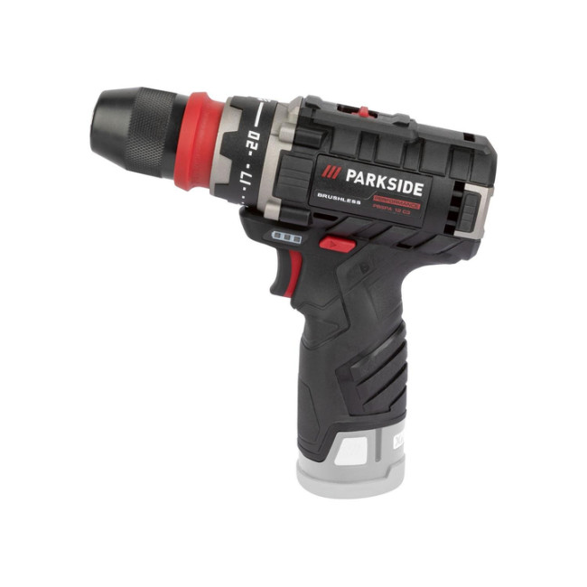 Акумуляторний безщітковий шуруповерт – дрель зі знімним патроном Parkside PBSPA 12 C3
