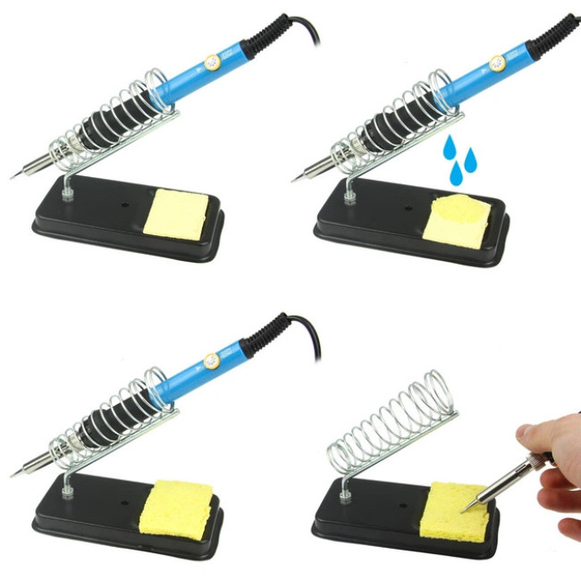 Електричний паяльник Mar-Pol XL Kit 80Вт 220-480°C і набір інструментів для пайки (M79345)