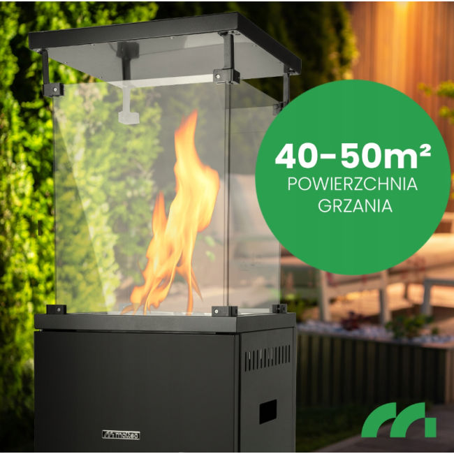 Вуличний газовий обігрівач MalTec 137см 11кВт (Польща)