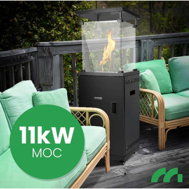 Вуличний газовий обігрівач MalTec 137см 11кВт (Польща)