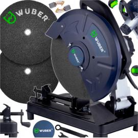Торцювальна пила по металу Wuber 2950W 230V + 2 диска 350мм (Польща)