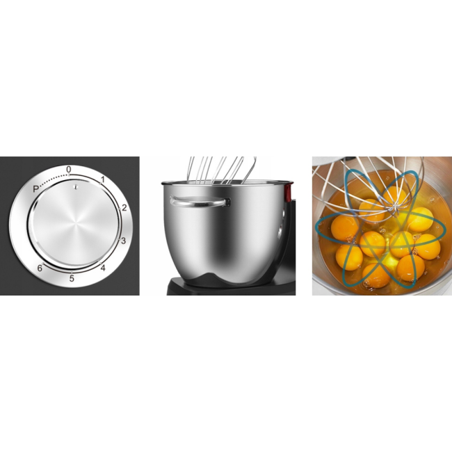 Тестомес миксер планетарный Riwall 8в1 4000Вт (Чехия)
