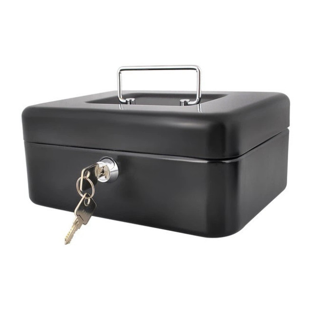 Велика металева касета для грошей Malatec 822 сейф каса - 20х16х9 см