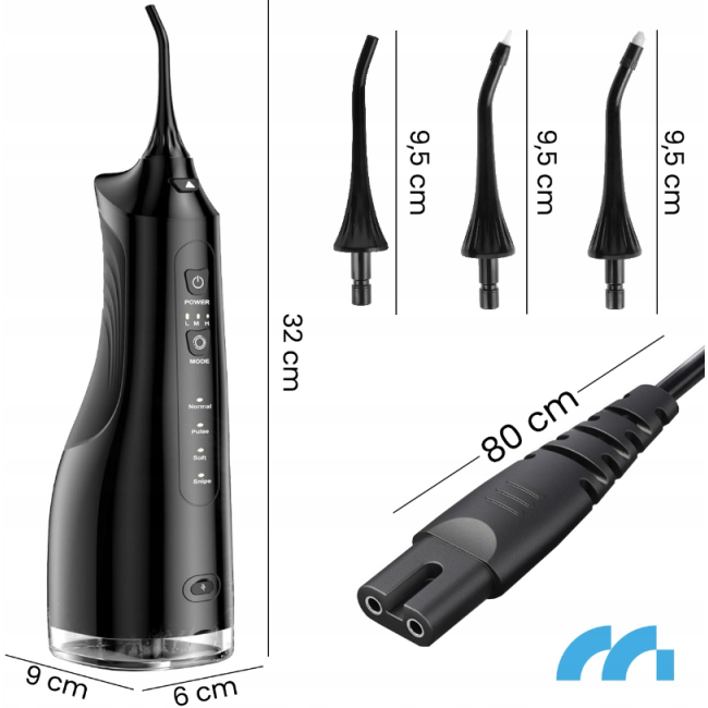 Безпровідний іригатор Maltec Toothie X50 чёрный (Польша)