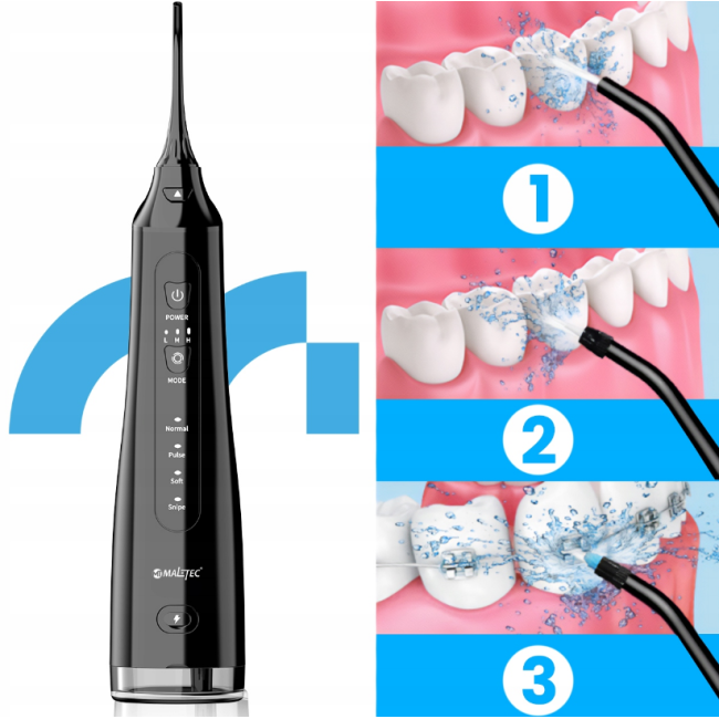 Безпровідний іригатор Maltec Toothie X50 чёрный (Польша)