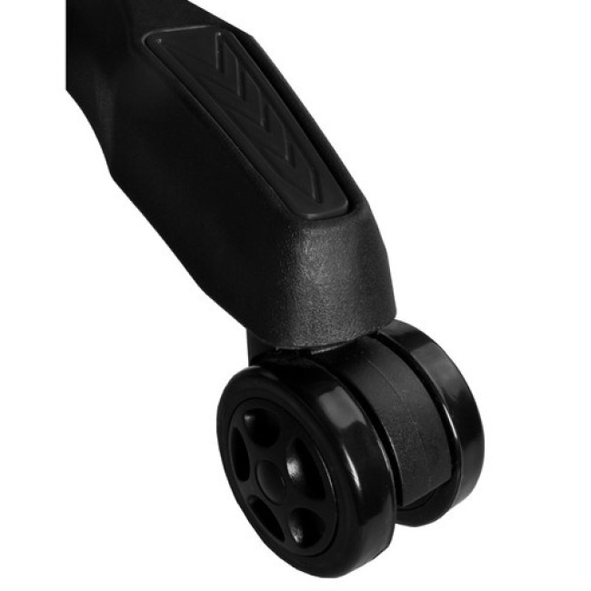 Крісло геймерське Dunmoon 24243 з підставкою для ніг Black