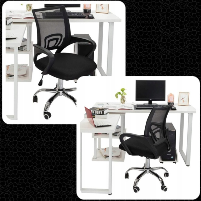 Офісне крісло Care Life Black Mesh