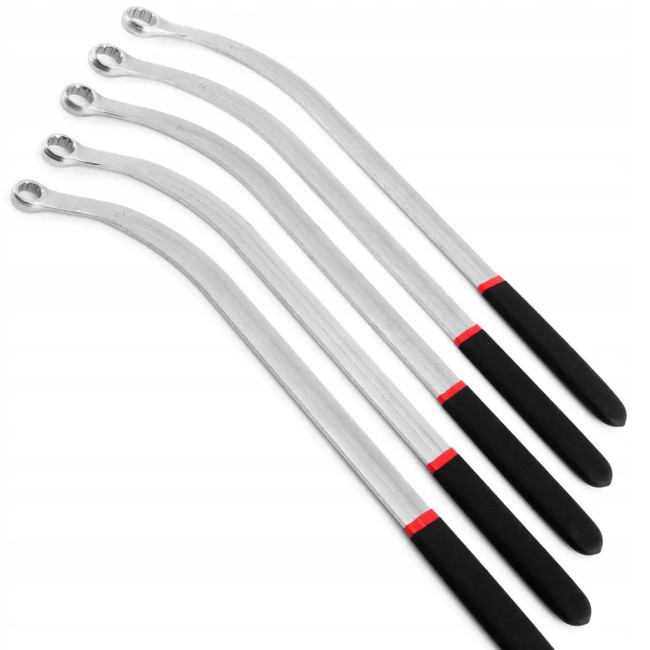Набір ключів для натягувачів ременя ГРМ Mar-Pol M57637, довгі ключі 470 мм, 12-гранні ключі ключі 47