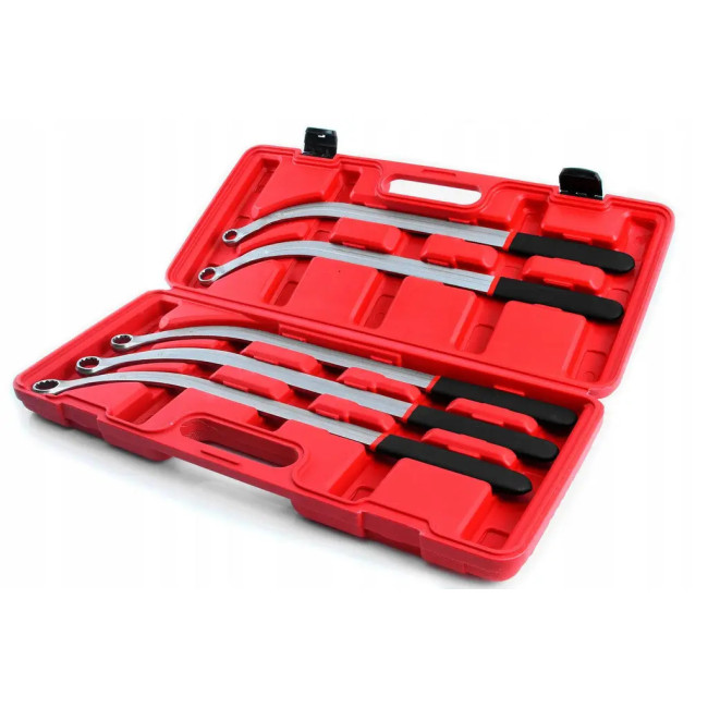 Набір ключів для натягувачів ременя ГРМ Mar-Pol M57637, довгі ключі 470 мм, 12-гранні ключі ключі 47