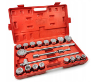 Набір торцевих ключів Mar-Pol M58252 3/4'' 6-гранні 21шт. 19-50 мм