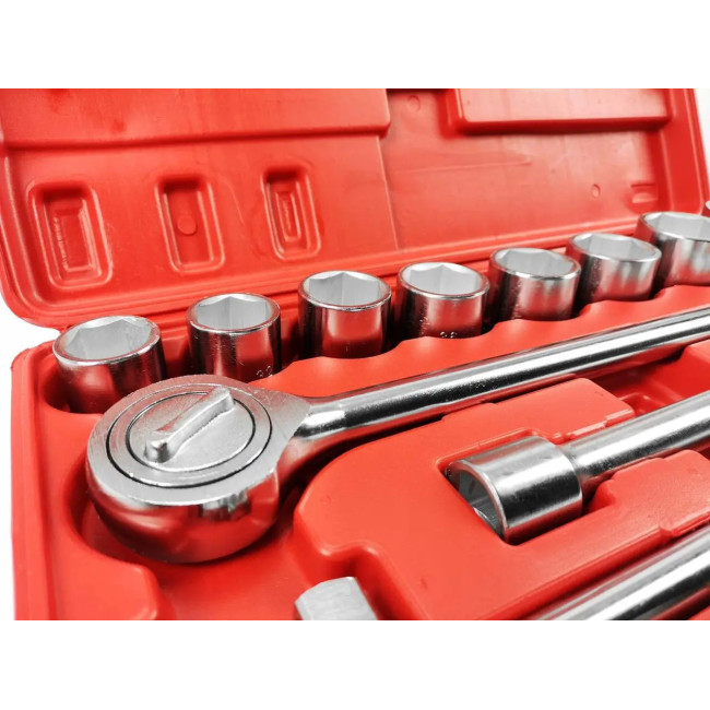 Набір торцевих ключів Mar-Pol M58252 3/4'' 6-гранні 21шт. 19-50 мм Польща