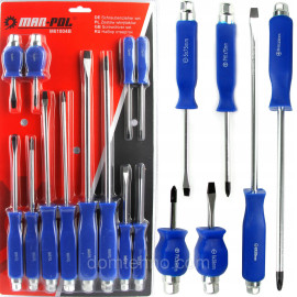 Набор слесарных отверток 12 шт Mar-Pol M61004B