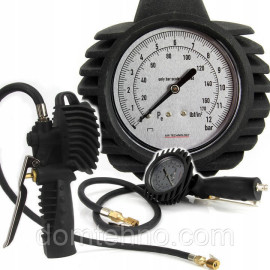 Пистолет для накачки колес с манометром BJC 0-12bar MAR-POL M80703