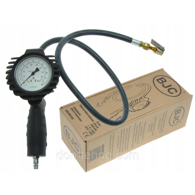 Пистолет для накачки колес с манометром BJC 0-12bar MAR-POL M80703