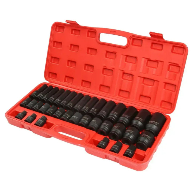 Набор ударных торцевых головок 1/2" 8-32 мм 35 шт Mar-Pol M58275