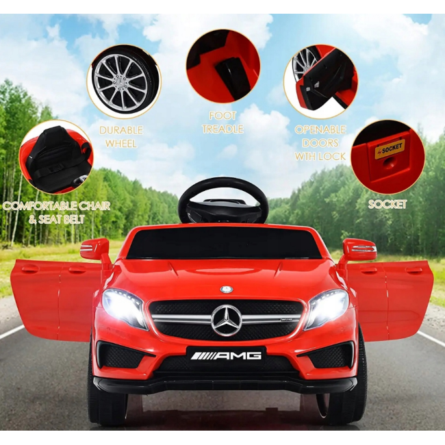 Детский електромобіль MERCEDES GLA 4x4 12V червоний PlayHouse (Польща)