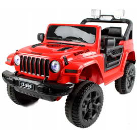 Дитячий електромобіль JEEP LT 4x4 червоний PlayHouse (Польща)