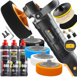 Полировочная машинка Majster Polska 2600Вт + 4xгубка + полировальная паста MENZERNA (Польша)