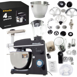 Кухонний комбайн Riwall 28в1 4000Вт + чаша з підігрівом 8л (Чехія)